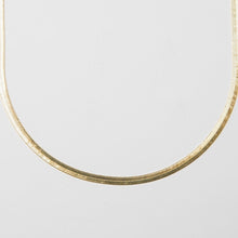 Load image into Gallery viewer, snake necklace, gold plated, timeless, 18K, accessory, perfect necklace to add to any outfit
