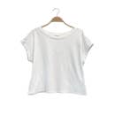 Load image into Gallery viewer, Sustainable Recycled Cotton Plain Crop Tee
